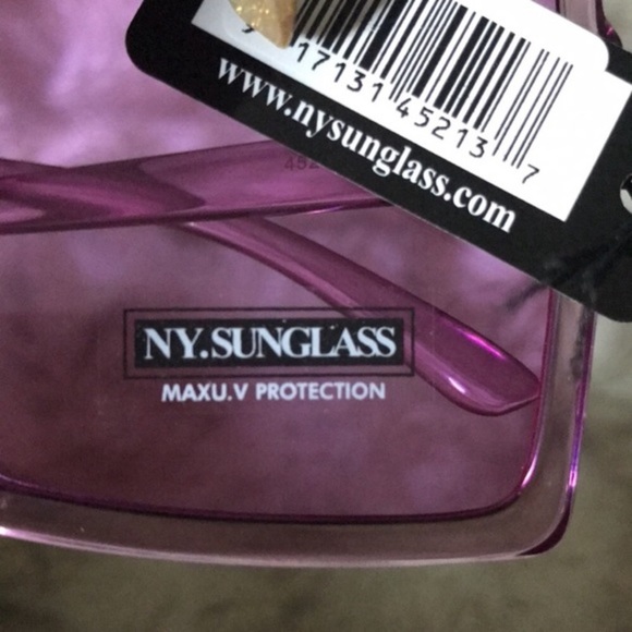 Purple Flat Top Sunglasses - Picture 4 of 6